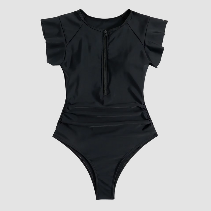 Mia – Zipper One-Piece Swimsuit