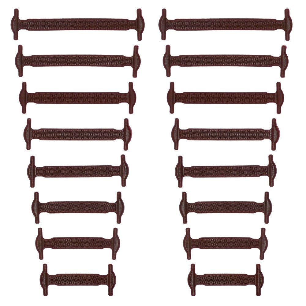 16Pcs/Set silicone elastic no tie shoelaces