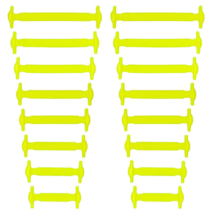 16Pcs/Set silicone elastic no tie shoelaces