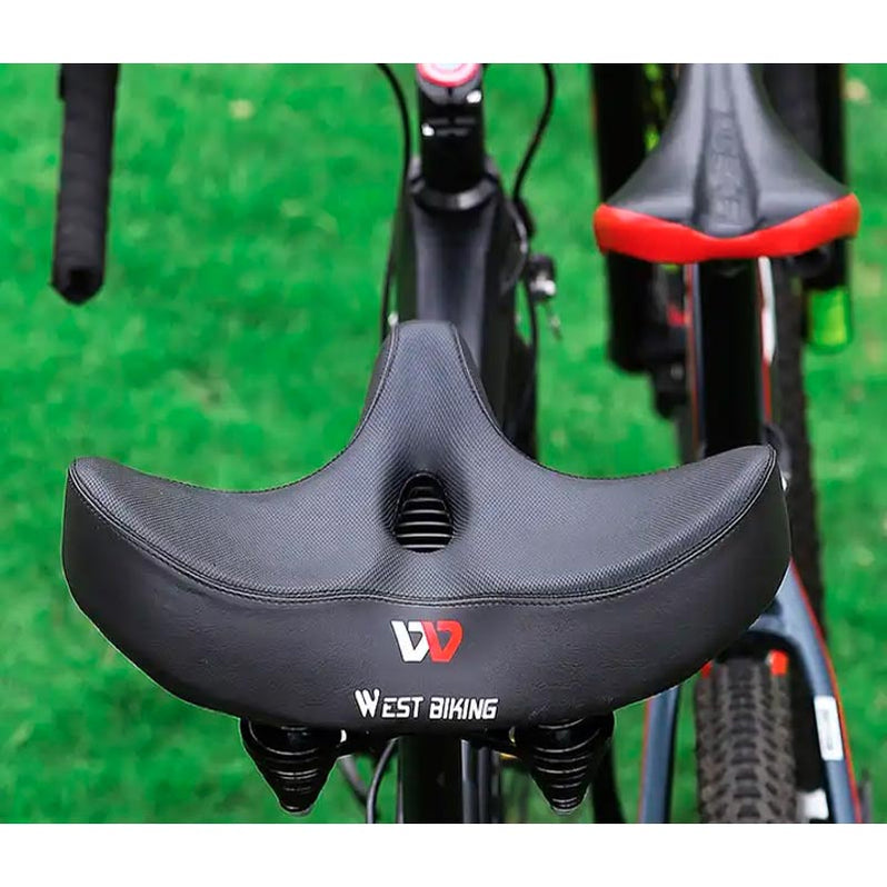 ErgoRide - Comfortabel Ergonomisch Fietszadel - Extra Breed En Admend Zadel