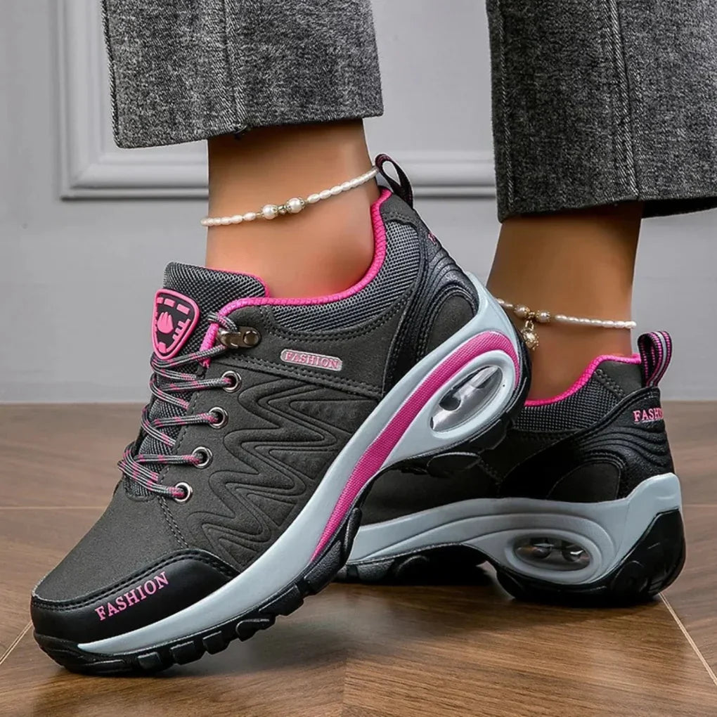 Waterdichte kleurrijke wandelschoenen voor dames