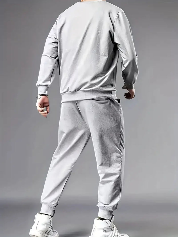 Heren Joggingpak - Tijdloos Design - Hoogwaardige Materialen - Casual en Sportief
