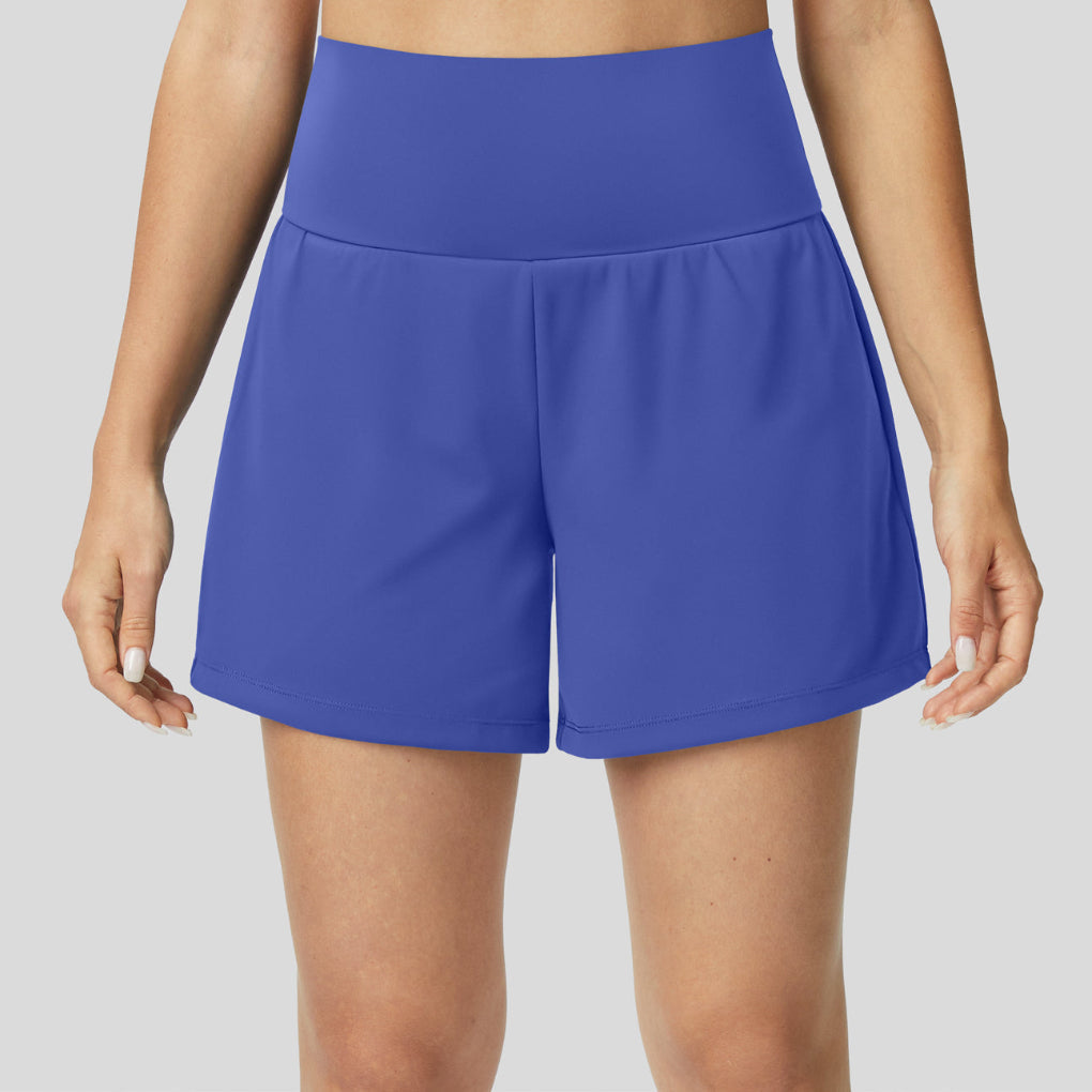 Yogashorts met hoge taille