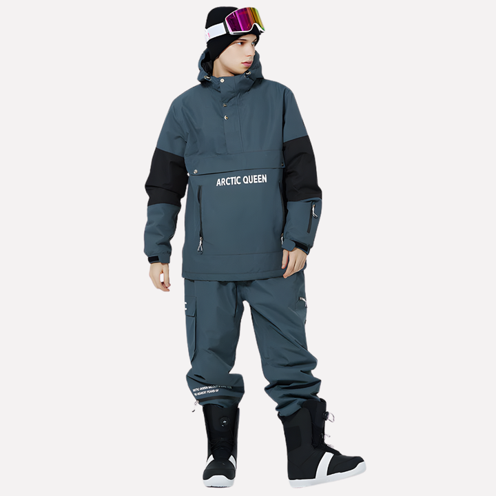 Heren Half‑zip Snow Suit