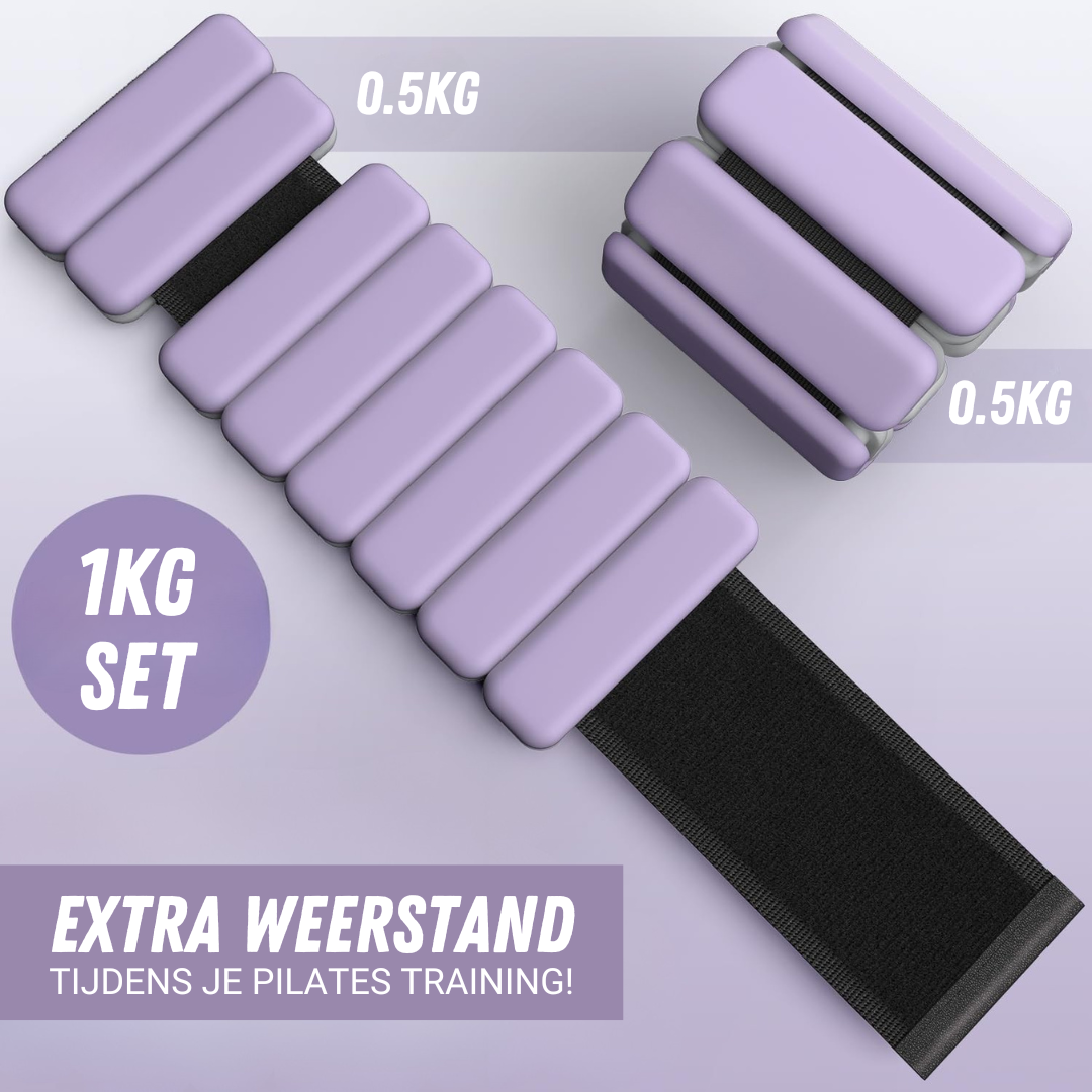2 Stuks Polsgewichten - Gewichtbanden voor Pilates