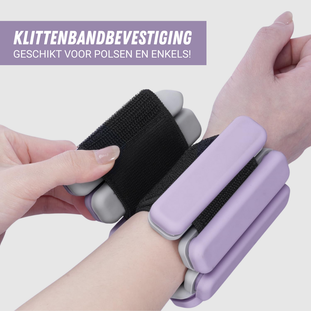 2 Stuks Polsgewichten - Gewichtbanden voor Pilates