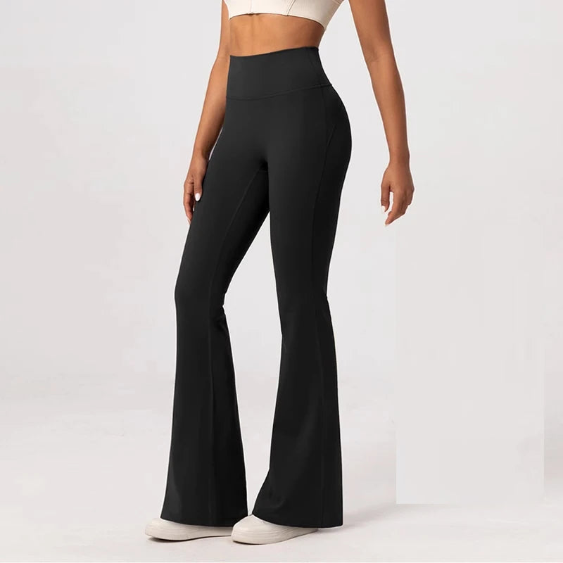 High-Waist Flared Yoga Leggings voor Vrouwen