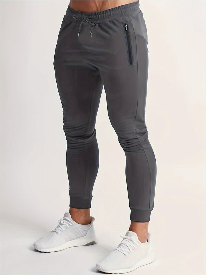 Sport Jogger | Polyester Mix | Slim Fit met Ritszakken
