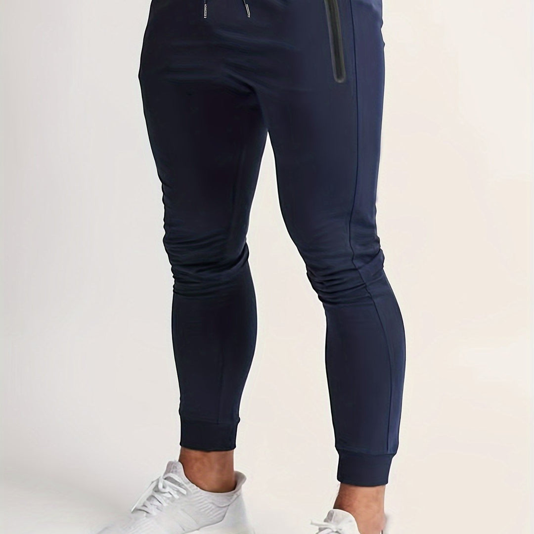 Sport Jogger | Polyester Mix | Slim Fit met Ritszakken