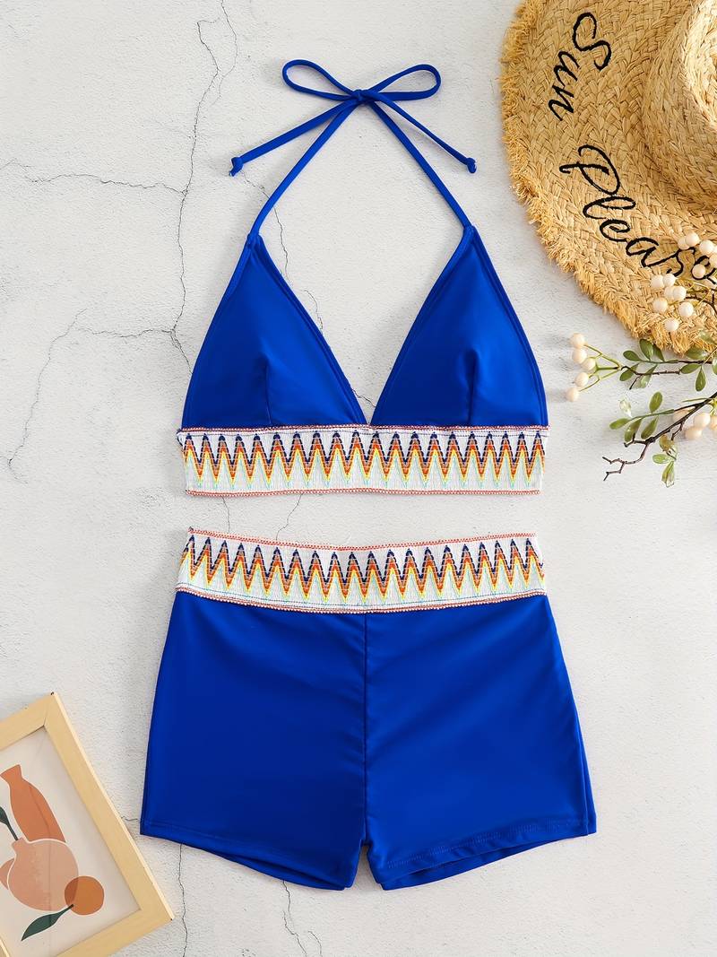 Vienna -Elegante Bikini Met Hoge Taille En Top