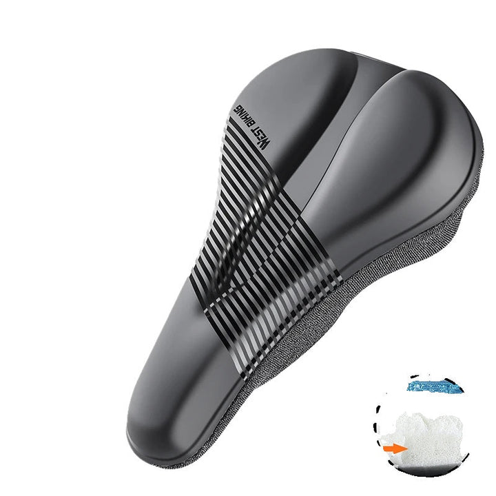 Ergonomic Bicycle Saddle | Memory Foam Shock Absorption Design