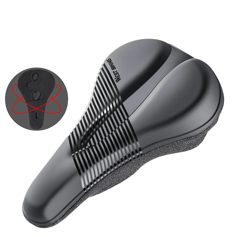 Ergonomic Bicycle Saddle | Memory Foam Shock Absorption Design