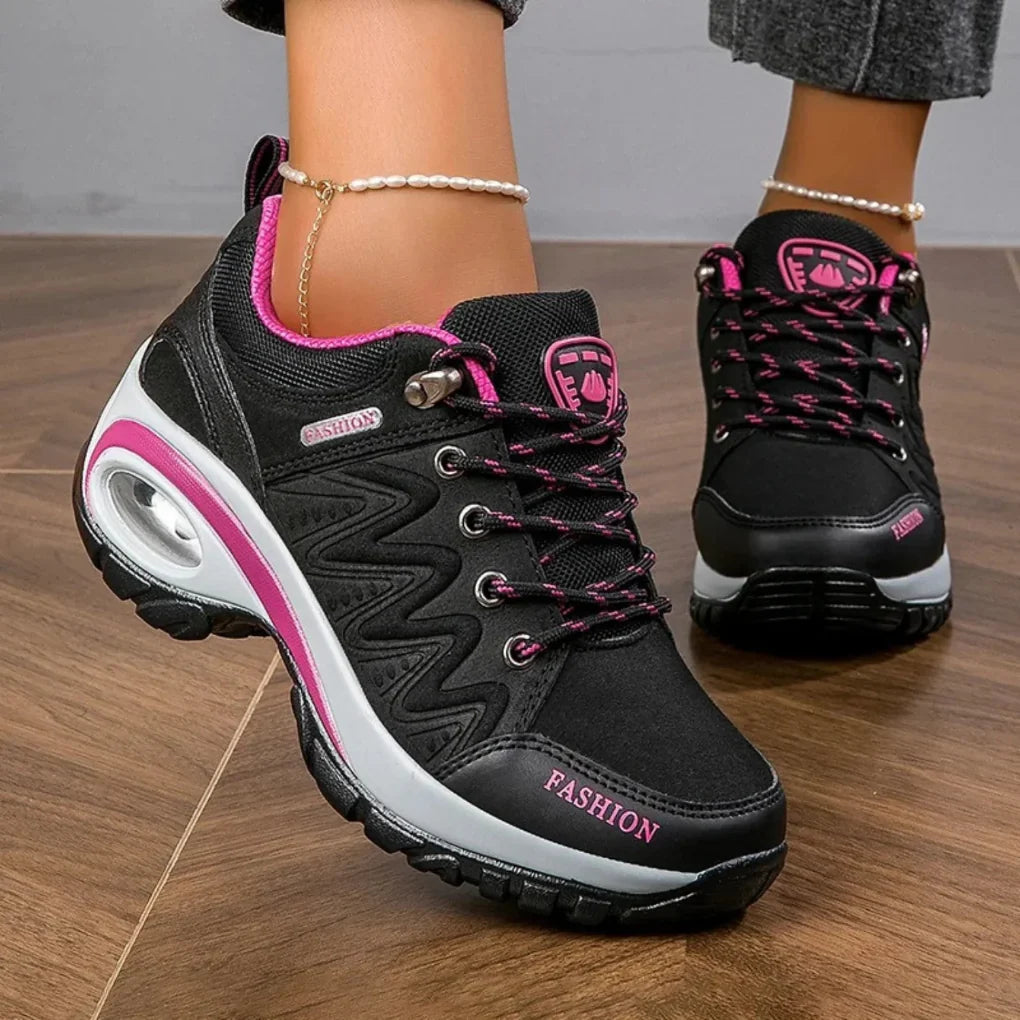 Waterdichte kleurrijke wandelschoenen voor dames
