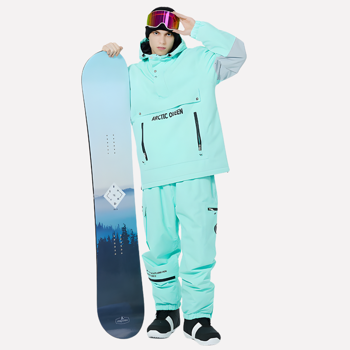 Heren Half‑zip Snow Suit