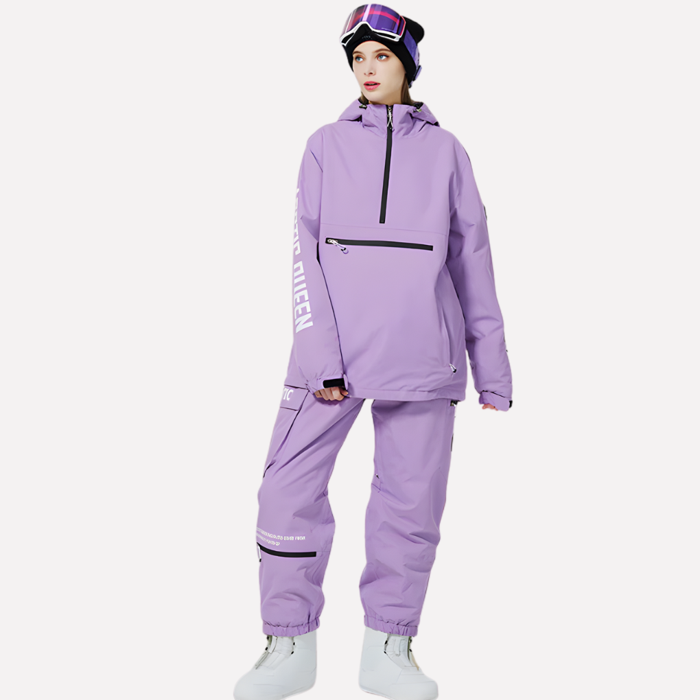 Heren en Dames Half‑zip Snow Suit