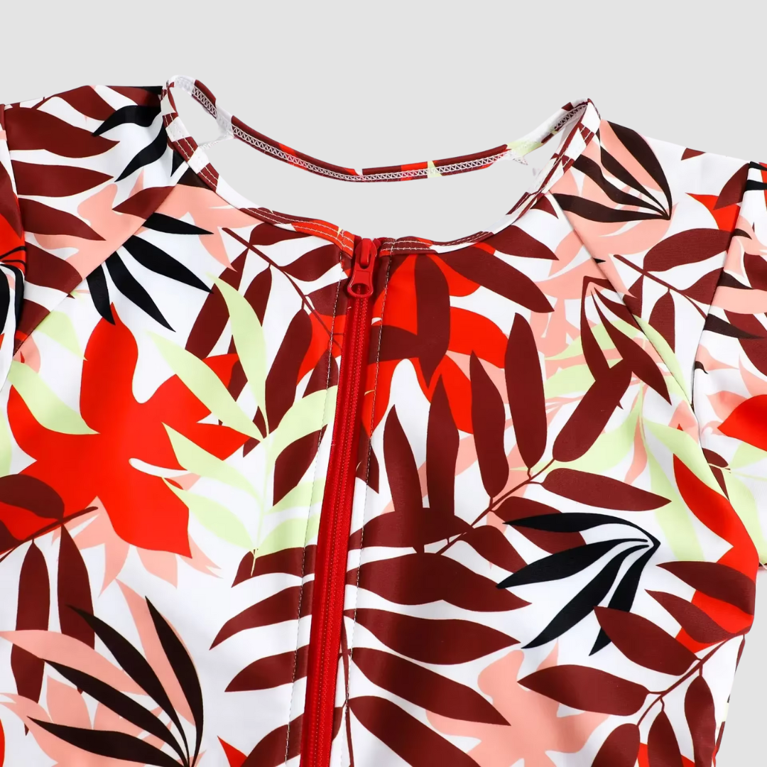 Mia – Zipper One-Piece Swimsuit