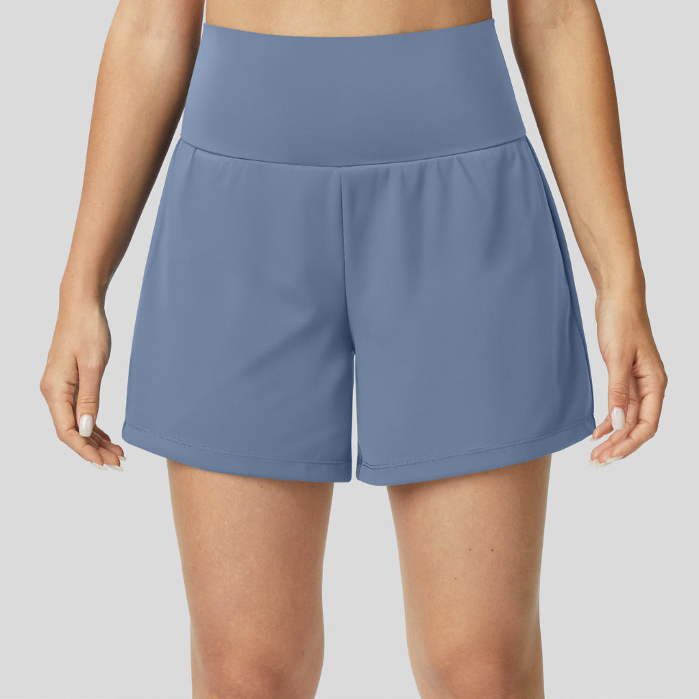 Yogashorts met hoge taille