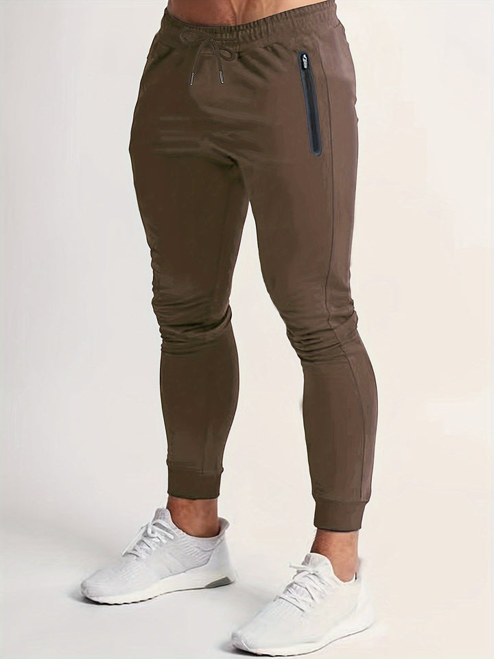 Sport Jogger | Polyester Mix | Slim Fit met Ritszakken