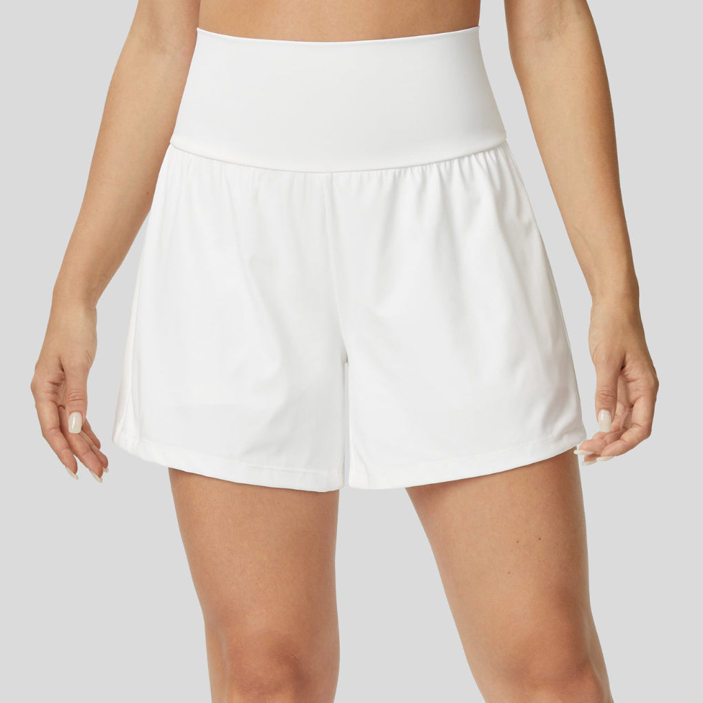 Yogashorts met hoge taille