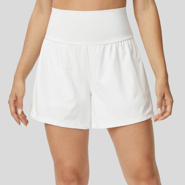 Yogashorts met hoge taille