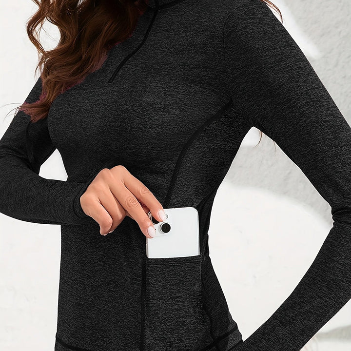 Elin | Fietssweater met lange mouwen en duimgaten