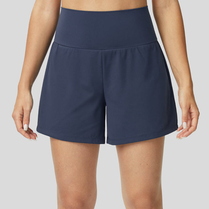 Yogashorts met hoge taille