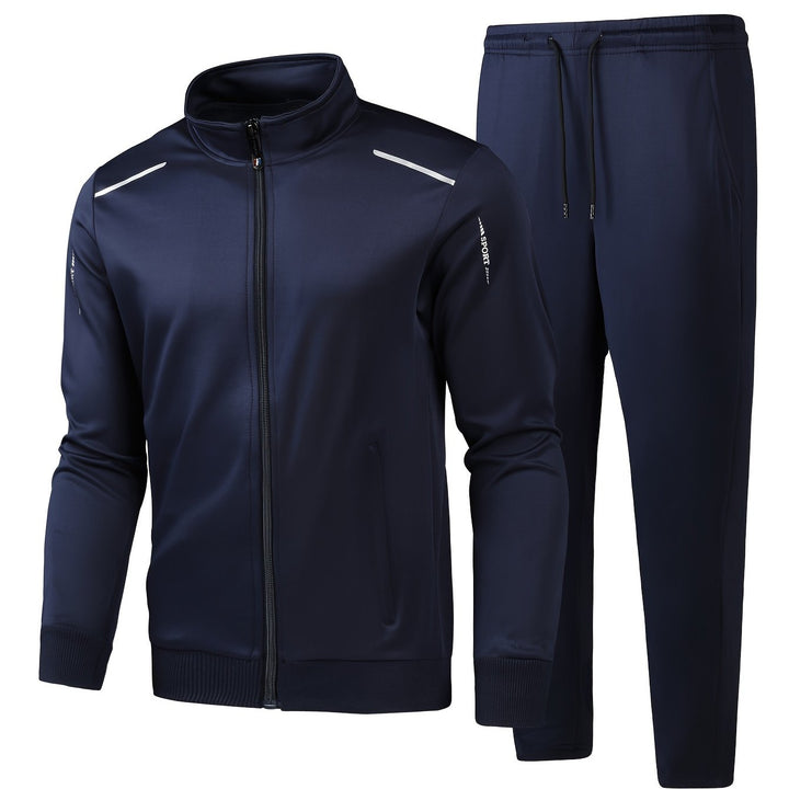 Lucas | Trainingspak met staande kraag en casual broek