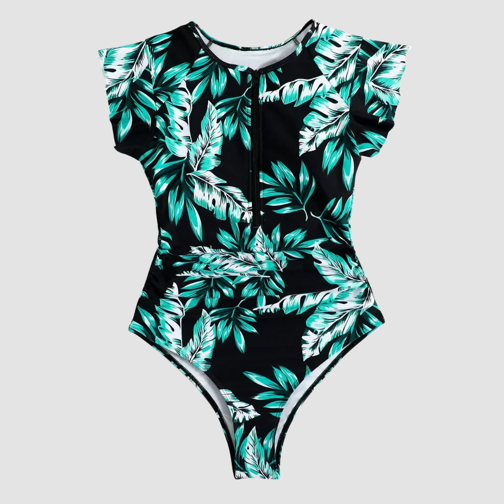 Mia – Zipper One-Piece Swimsuit
