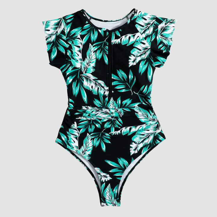 Mia – Zipper One-Piece Swimsuit