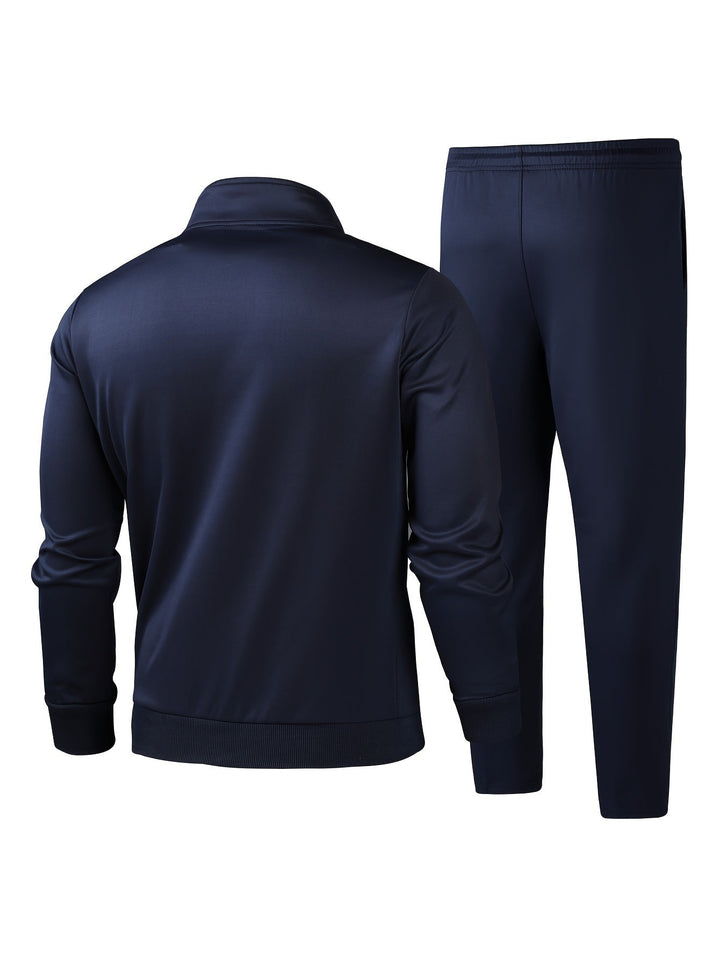 Lucas | Trainingspak met staande kraag en casual broek