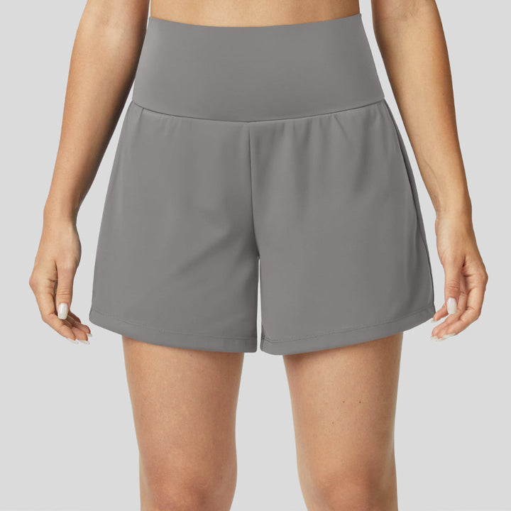 Yogashorts met hoge taille