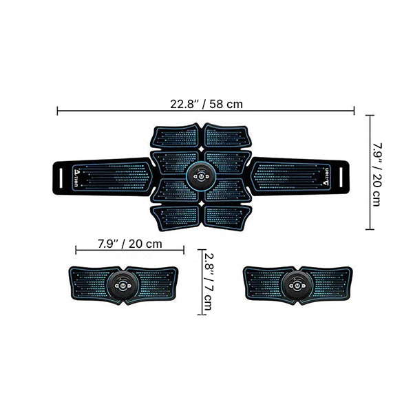 Abs Spierstimulator EMS Trillingsgordel