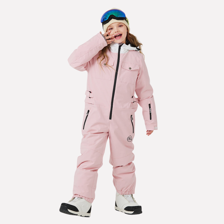 Kinder sneeuwpak uit één stuk