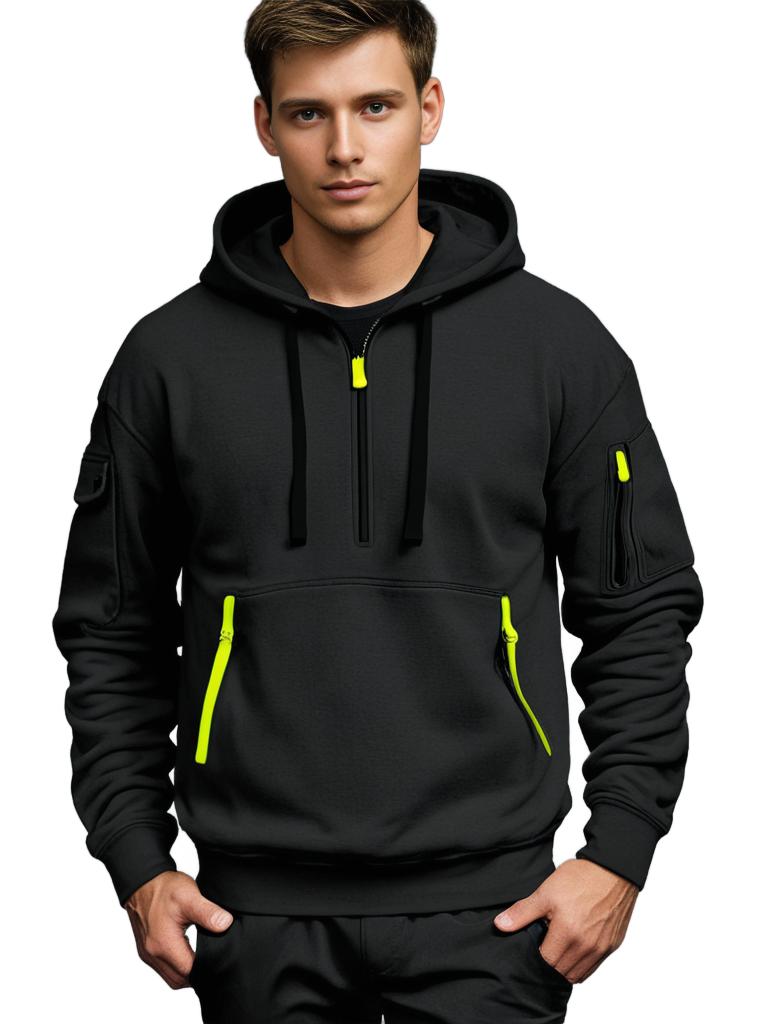 Heren Sport Hoodie Met Zakdetails | Slim Fit | Urban Outdoor Style