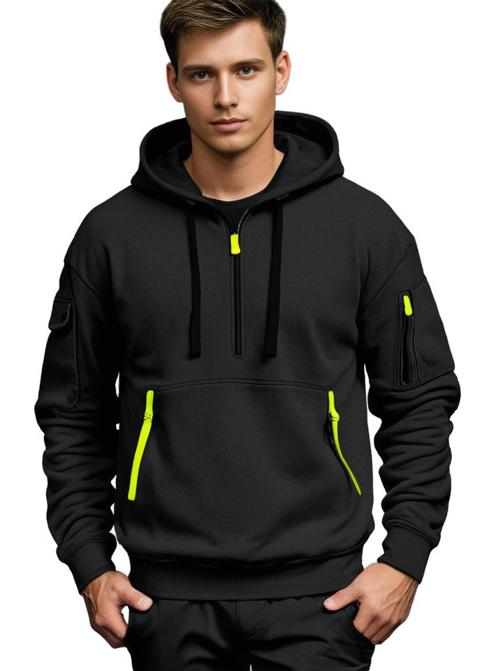 Heren Sport Hoodie Met Zakdetails | Slim Fit | Urban Outdoor Style