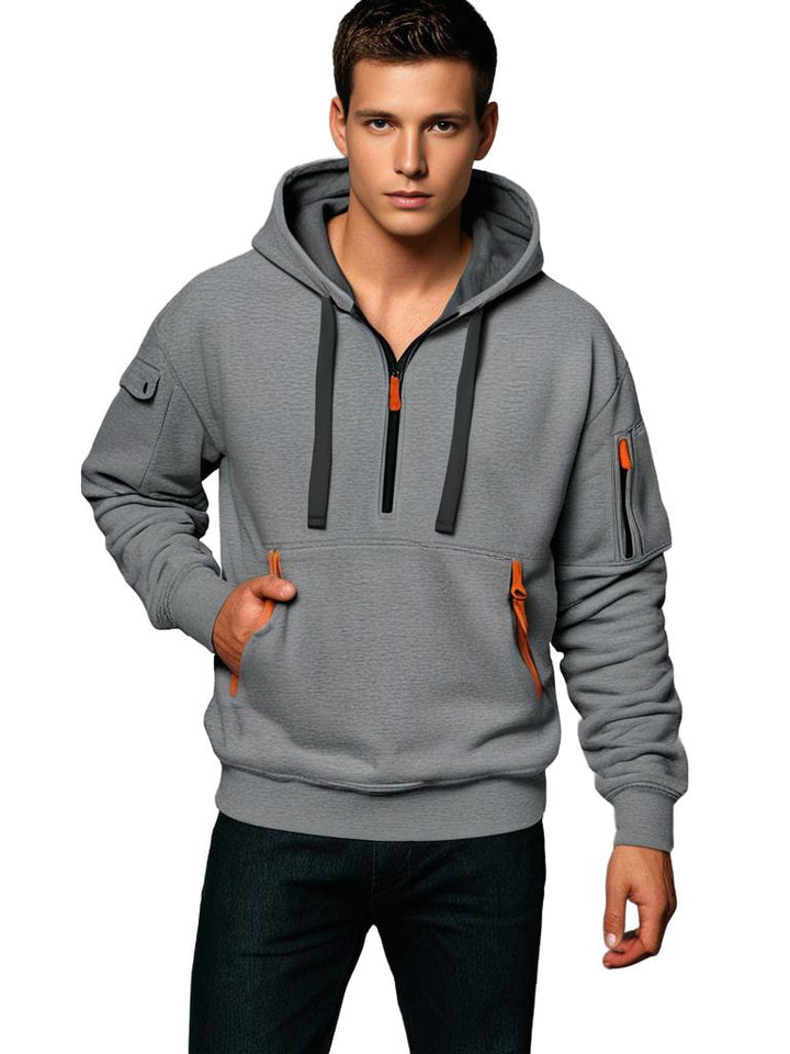 Heren Sport Hoodie Met Zakdetails | Slim Fit | Urban Outdoor Style