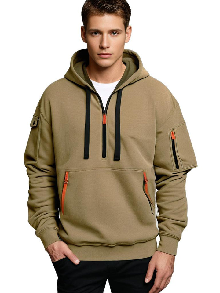 Heren Sport Hoodie Met Zakdetails | Slim Fit | Urban Outdoor Style
