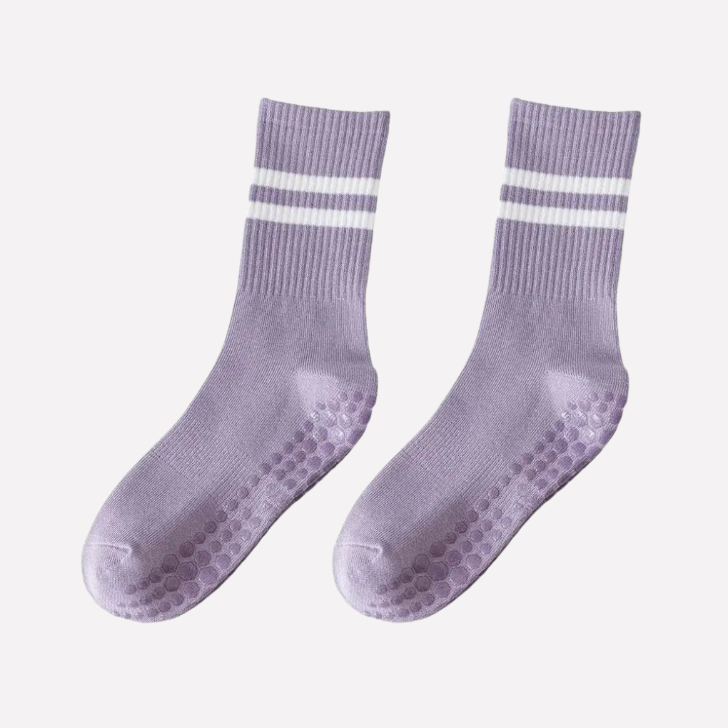 Antislip sportsokken met middelhoge schacht GripFit (1 + 1 gratis)