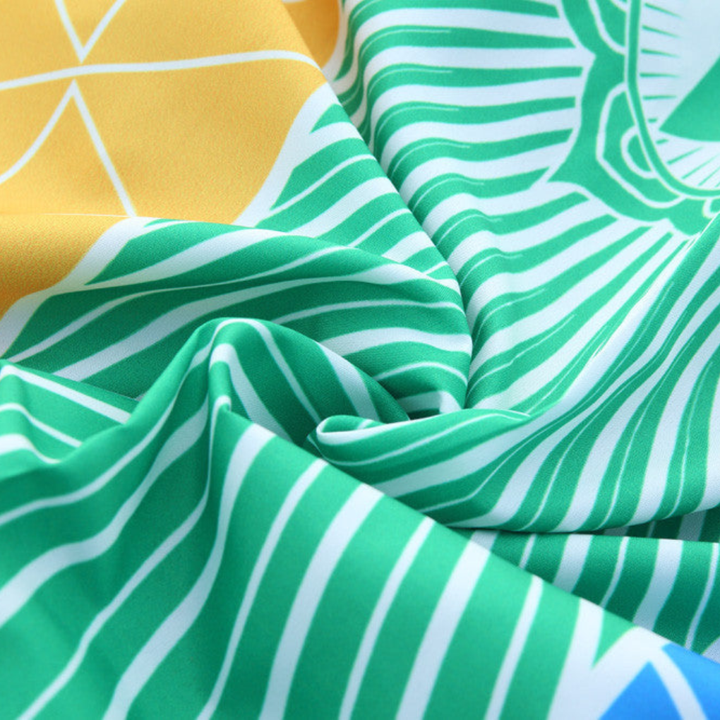 Yogamat met de zeven chakra's