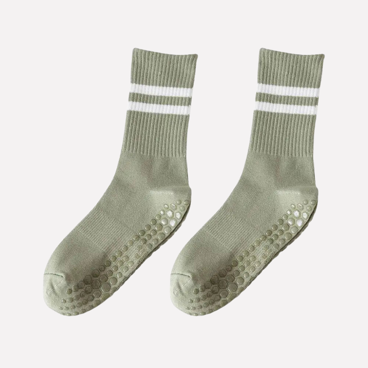 Antislip sportsokken met middelhoge schacht GripFit (1 + 1 gratis)