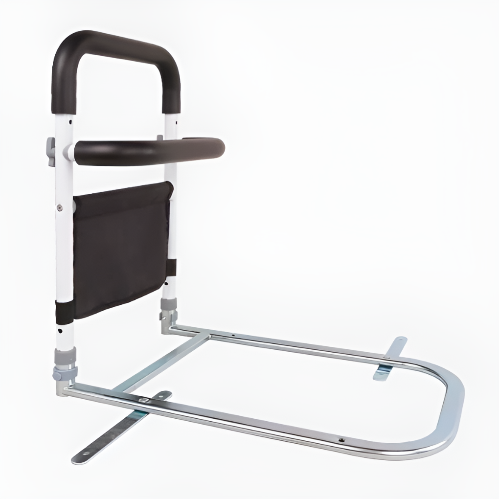 Verstelbare bedrail met handgreep