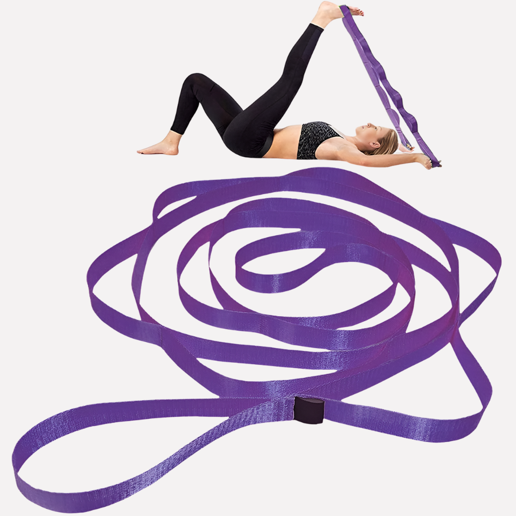 Yoga-rekband met 12 lussen