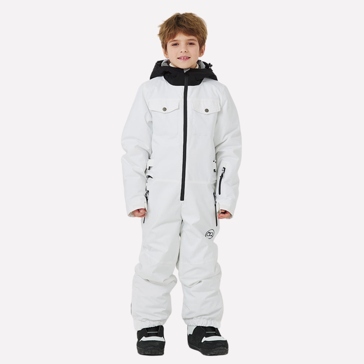 Kinder sneeuwpak uit één stuk