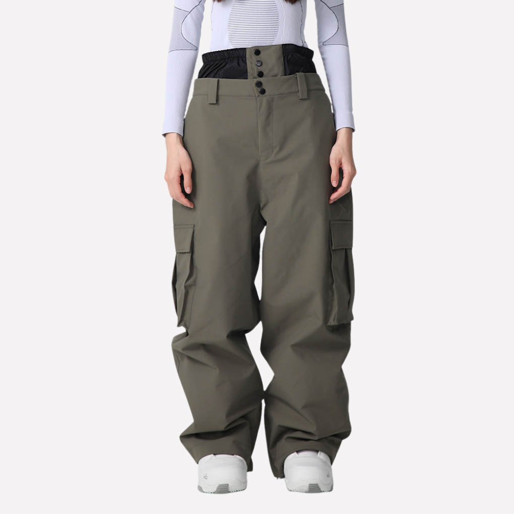 Dames baggy sneeuwbroek