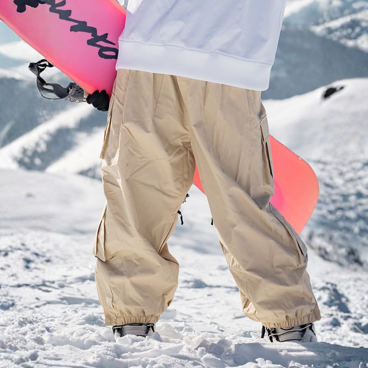 Baggy cargo snowboardbroek voor heren