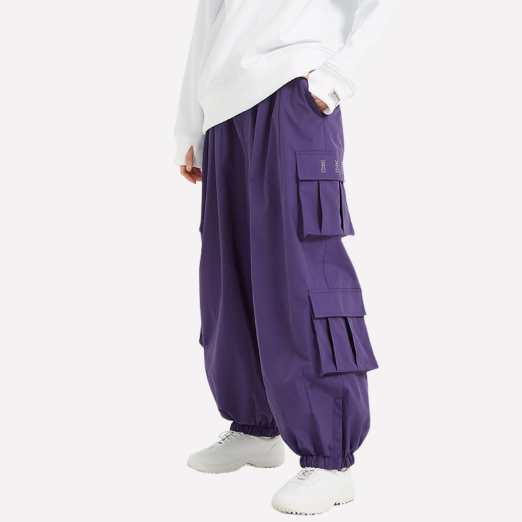 Baggy cargo snowboardbroek voor heren
