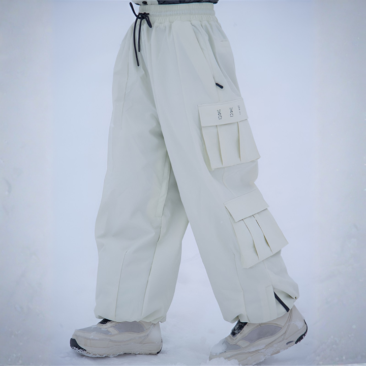 Baggy cargo snowboardbroek voor heren