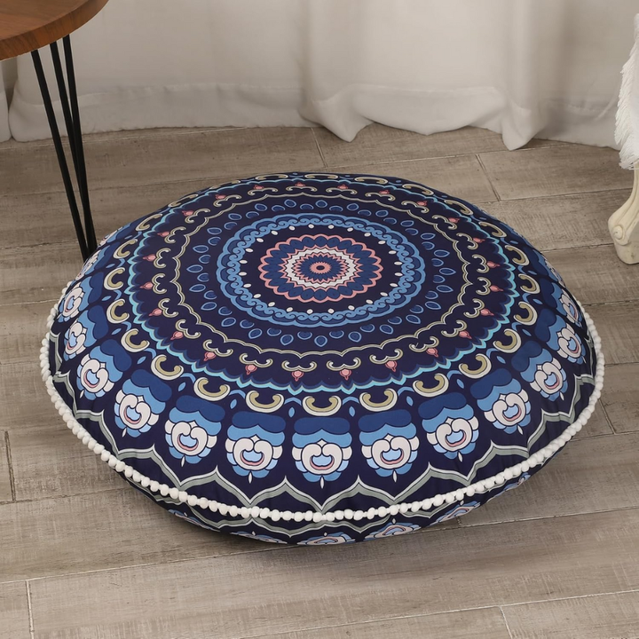 Rond Groot Meditatiekussen met Traagschuim