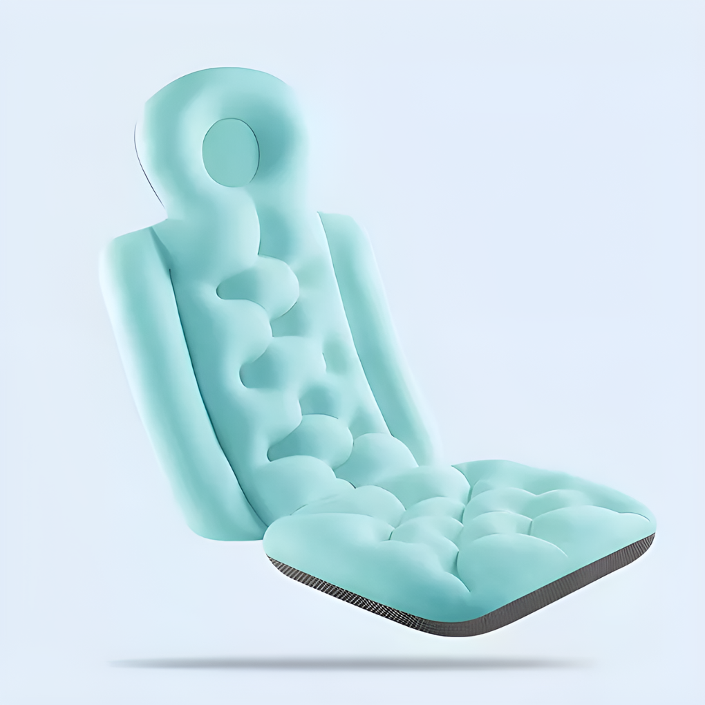 Volledig lichaamsbadkussen met hoofdsteun