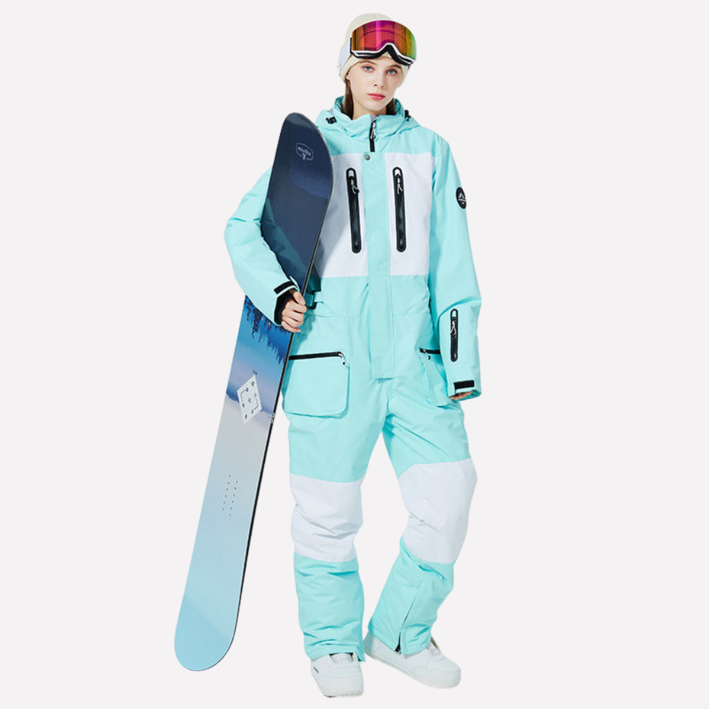 Dames jumpsuit uit één stuk voor sneeuw